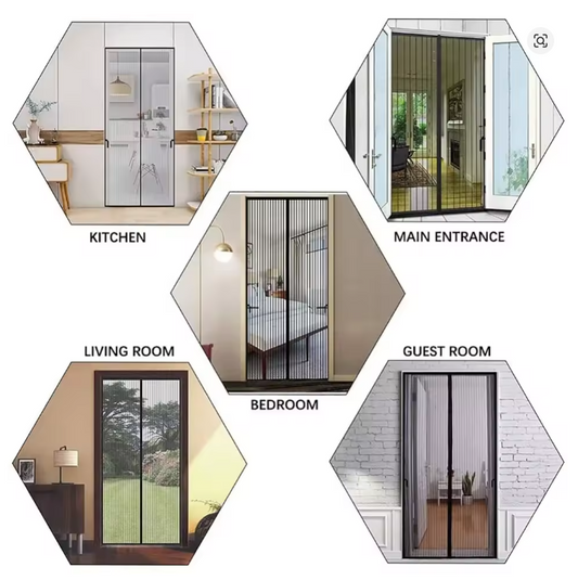 Magnetic Screen Door – Keep Bugs Out, Fresh Air In